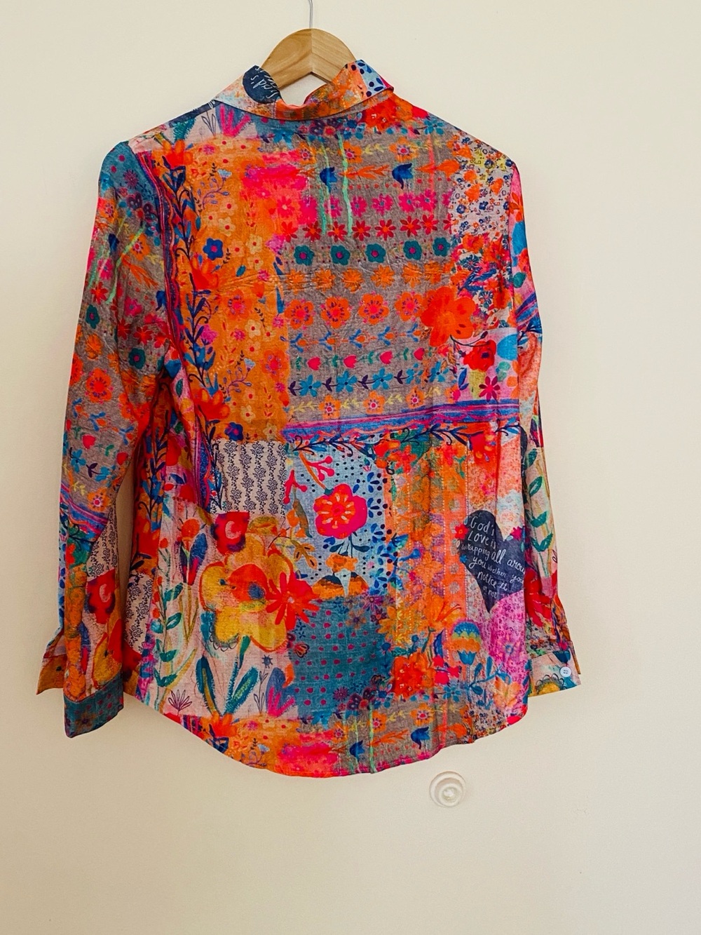 Ladies Boho top size small - Picture 3 of 5
